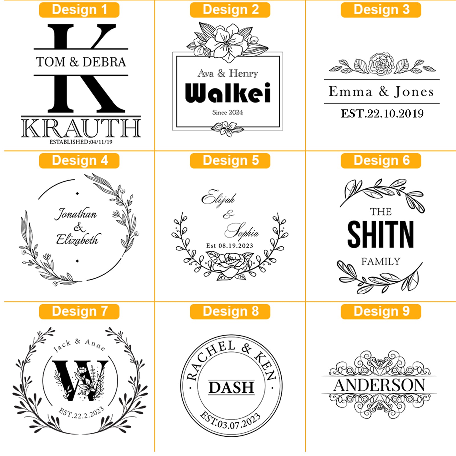 engraved cutting board design